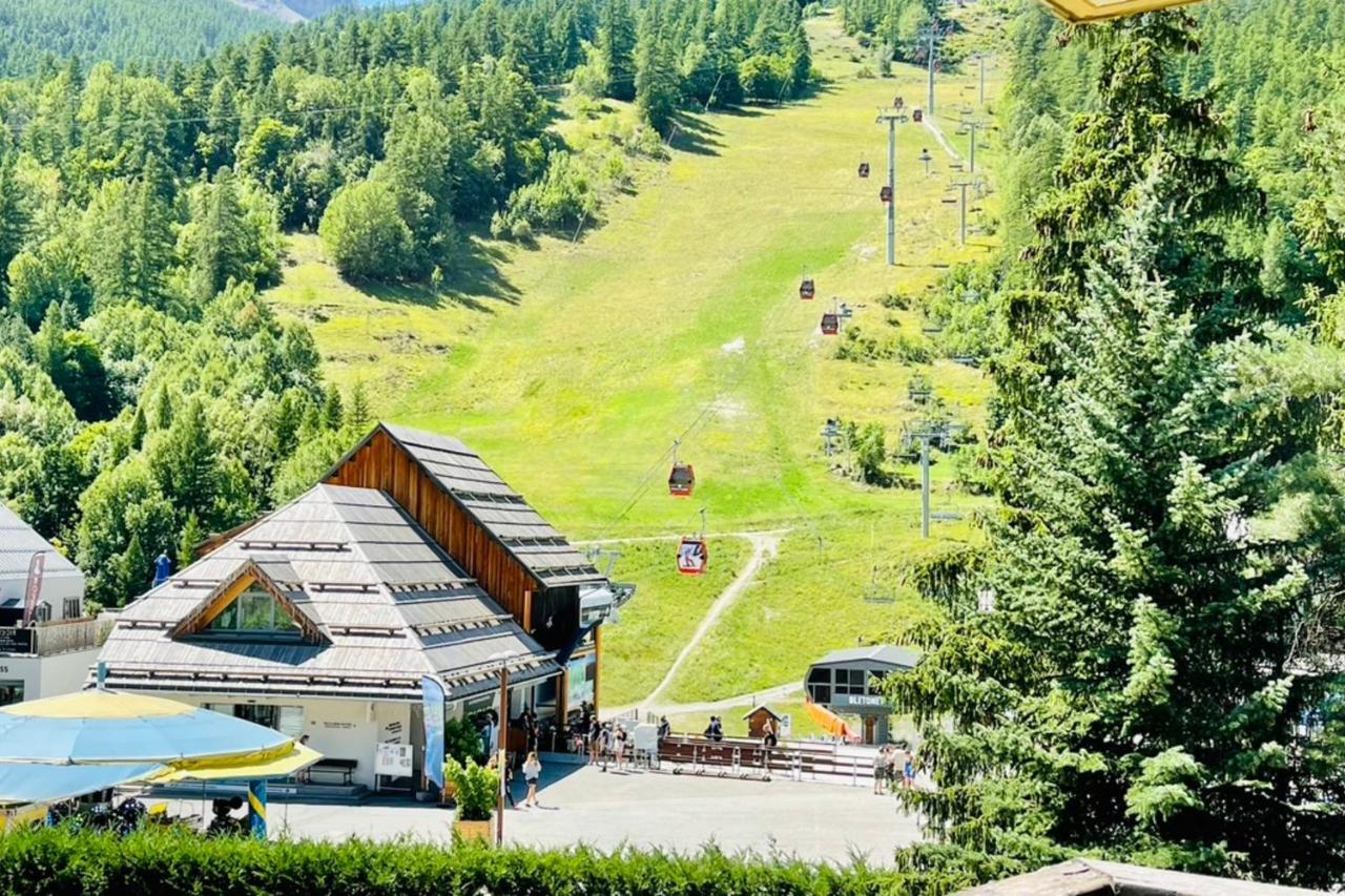 Serre-Chevalierstudio Terrace Next To Ski Slopes 생샤프리 외부 사진