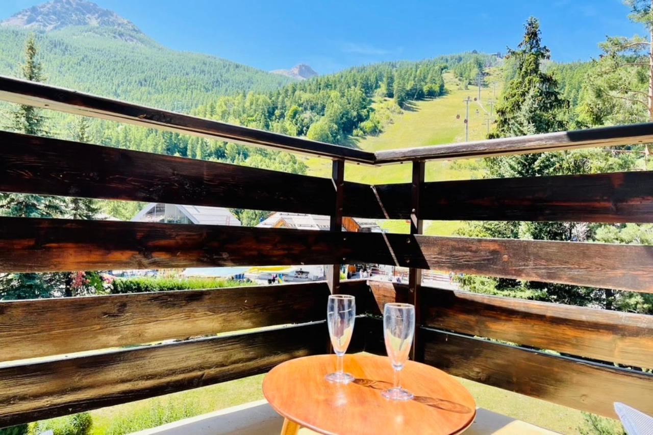 Serre-Chevalierstudio Terrace Next To Ski Slopes 생샤프리 외부 사진