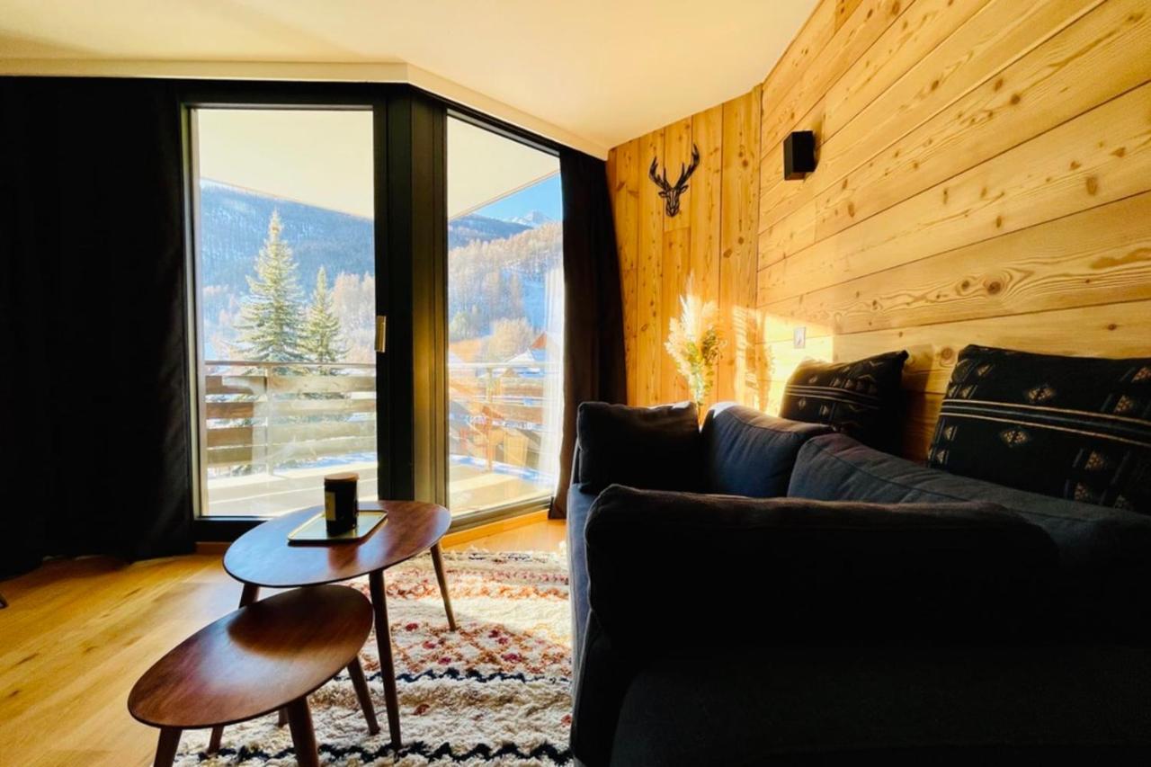 Serre-Chevalierstudio Terrace Next To Ski Slopes 생샤프리 외부 사진